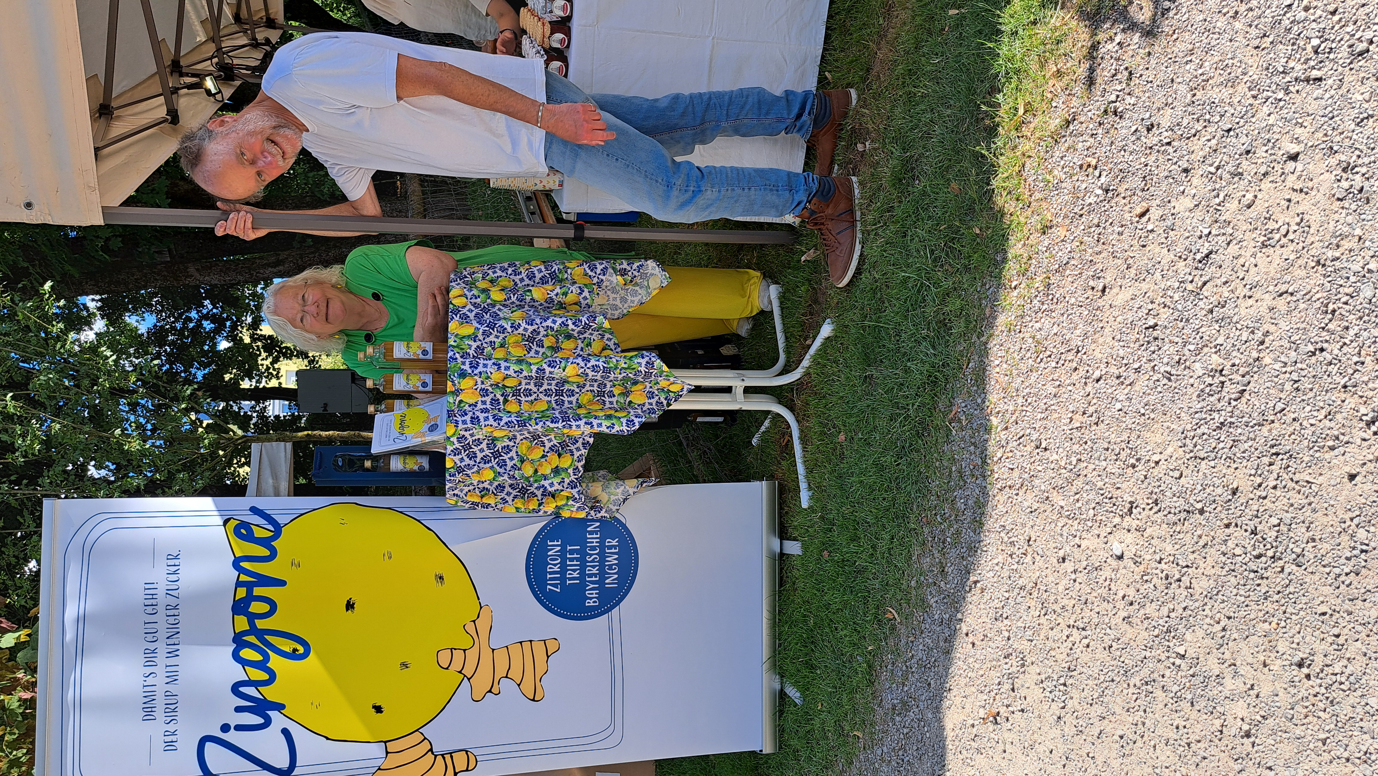 Zingone-Stand am Markt im Umweltgarten Neubiberg